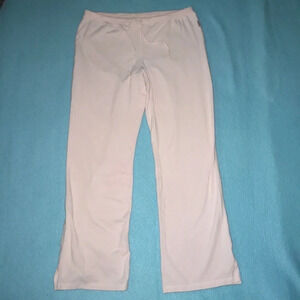 𝅺OLD NAVY Stretch pink yoga flared drawstring pants size S